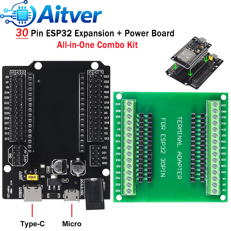 Esp32 Uart Module - Papan Ekspansi ESP32 30PIN + Kit