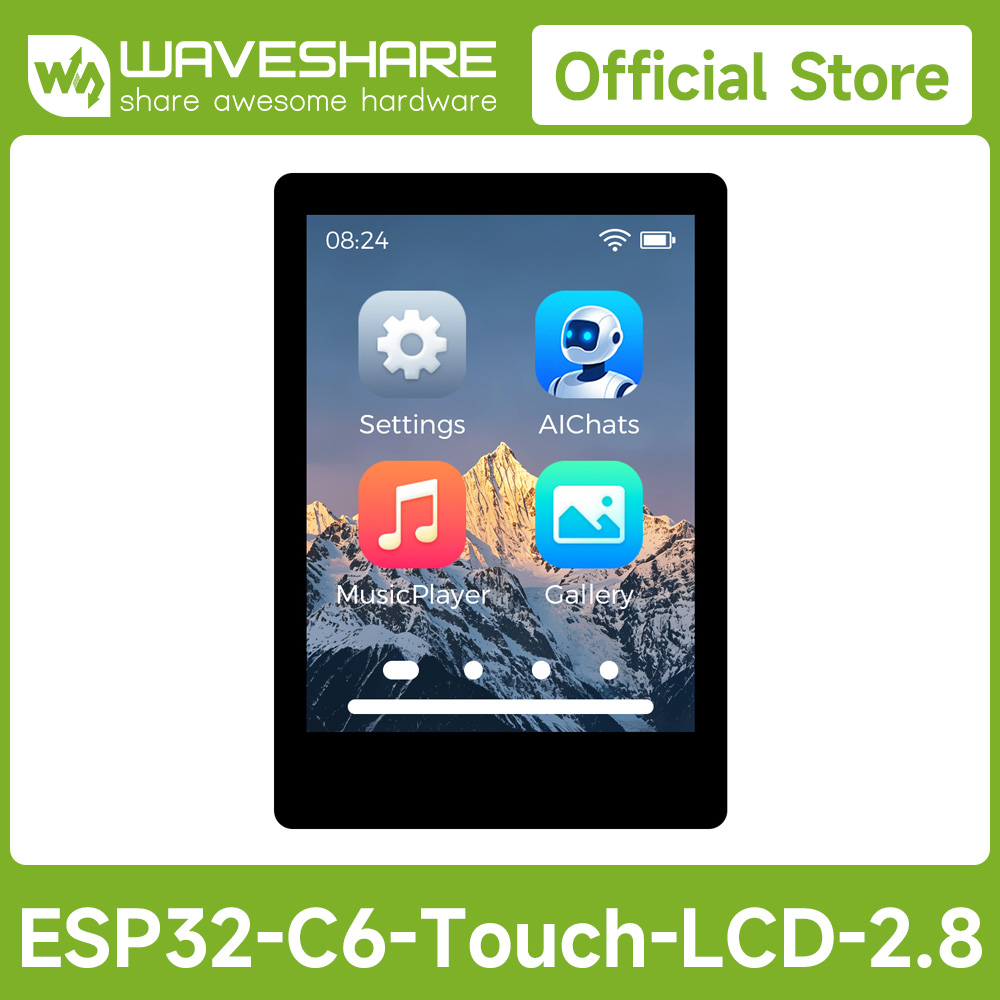 Esp32 C6 - Waveshare ESP32-C6 Papan Pengembangan Layar Sentuh
