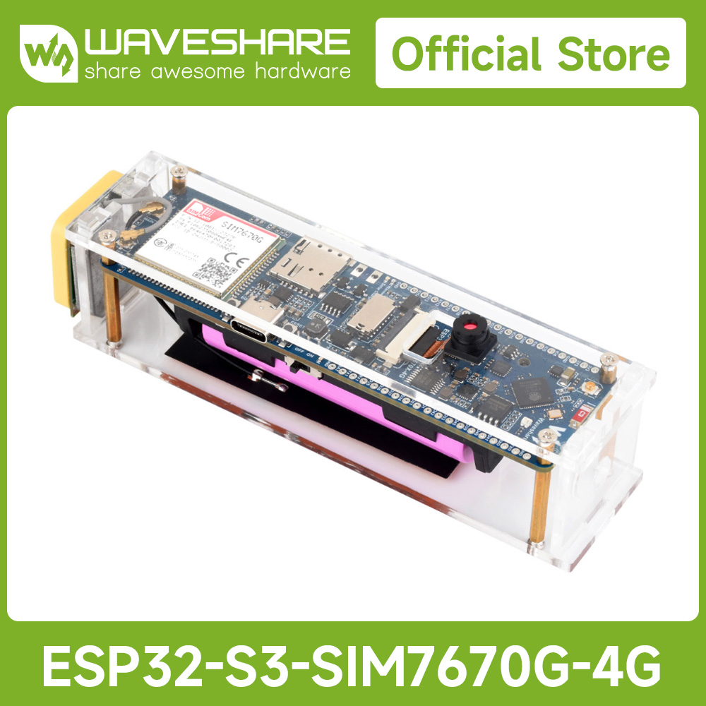 Esp32 Wifi Bluetooth Module - Waveshare ESP32-S3 SIM7670G 4G Papan Pengembangan,