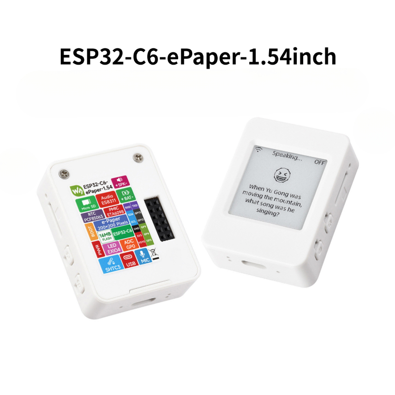 Esp32 C6 - Waveshare ESP32-C6-ePaper, papan pengembangan AIoT dengan