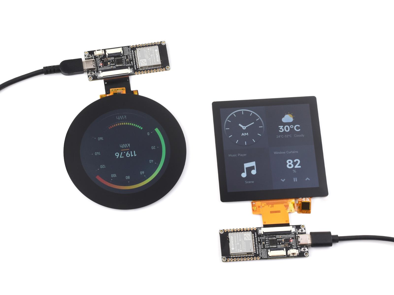 Esp32 S3 - Waveshare papan Driver LCD RGB, ESP32-S3