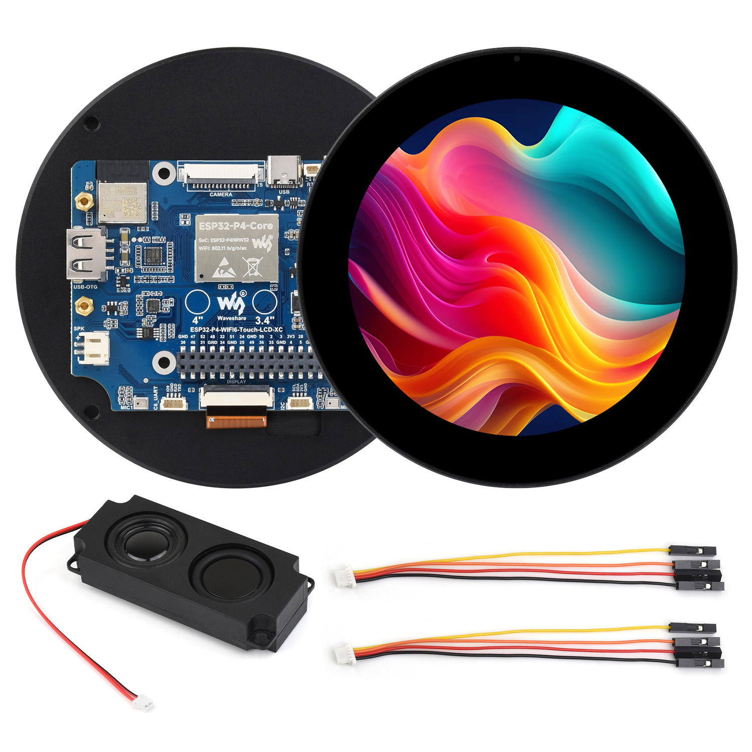 Esp32 P4 - ESP32-P4 Papan Pengembangan Layar Sentuh Bulat