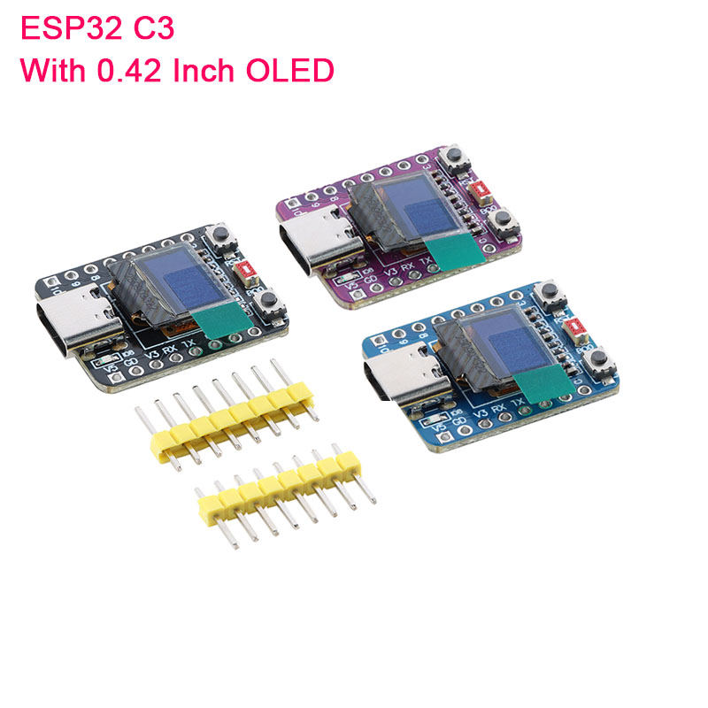Esp32 C3 - ESP32-C3 Layar 0,42 inci OLED Tampilan