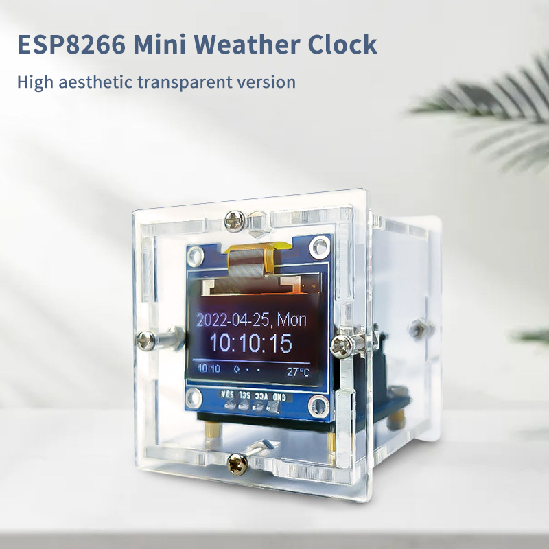 Kit Jam Cuaca Mini ESP8266 Pro - Esp8266 ulasan dan harga