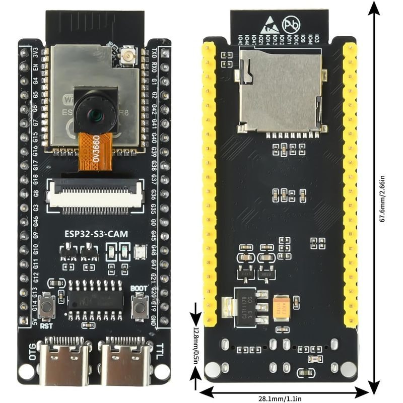 Papan ESP32-S3-CAM dengan Kame - Esp32 Wifi Bluetooth Module ulasan dan harga