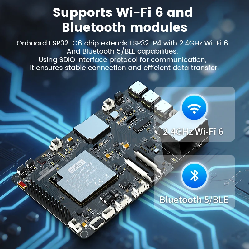 JC-ESP32P4-M3-DEV Papan Pengem - Esp32 C6 ulasan dan harga