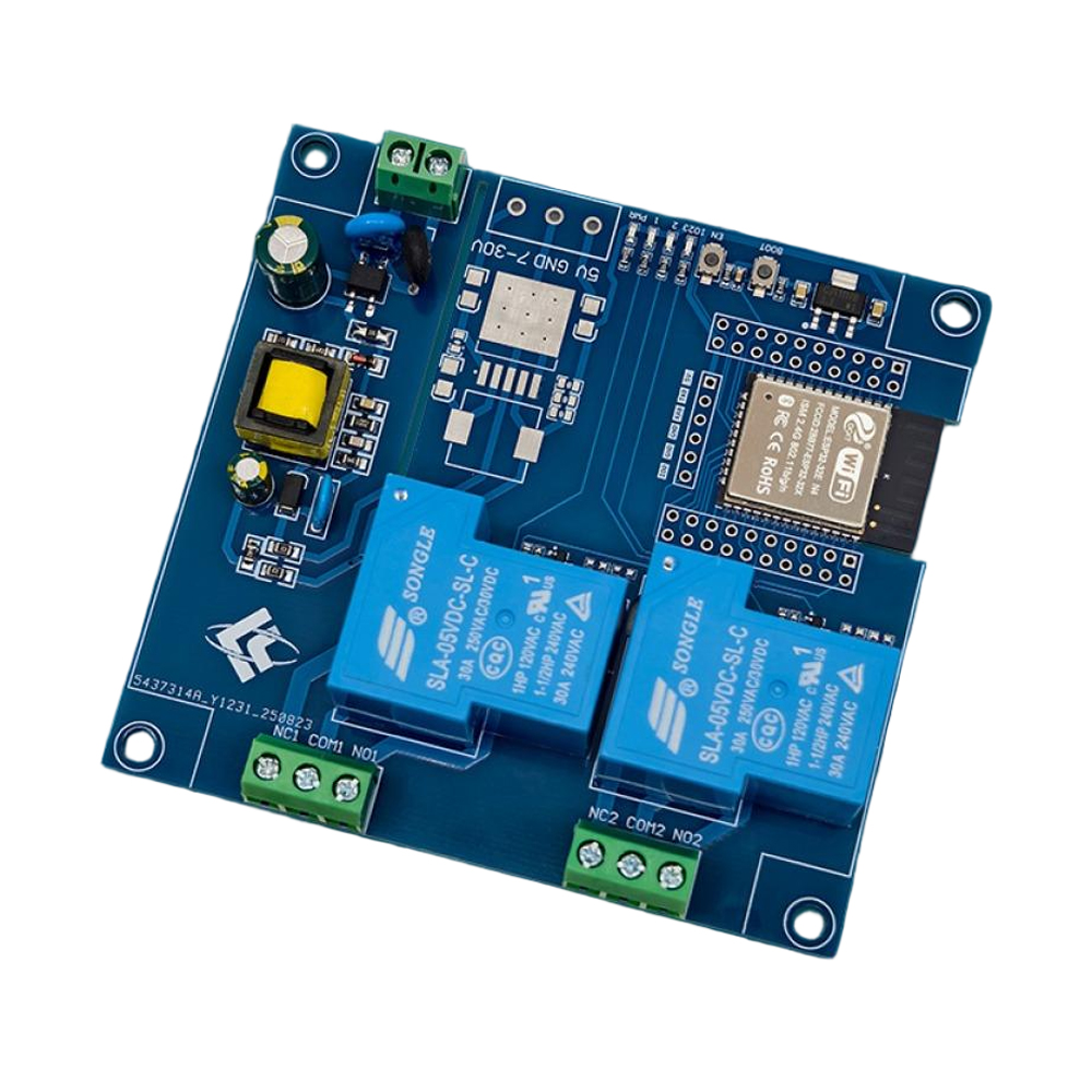 Modul Relay Dual-channel 30A E - Esp32 Uart Module ulasan dan harga