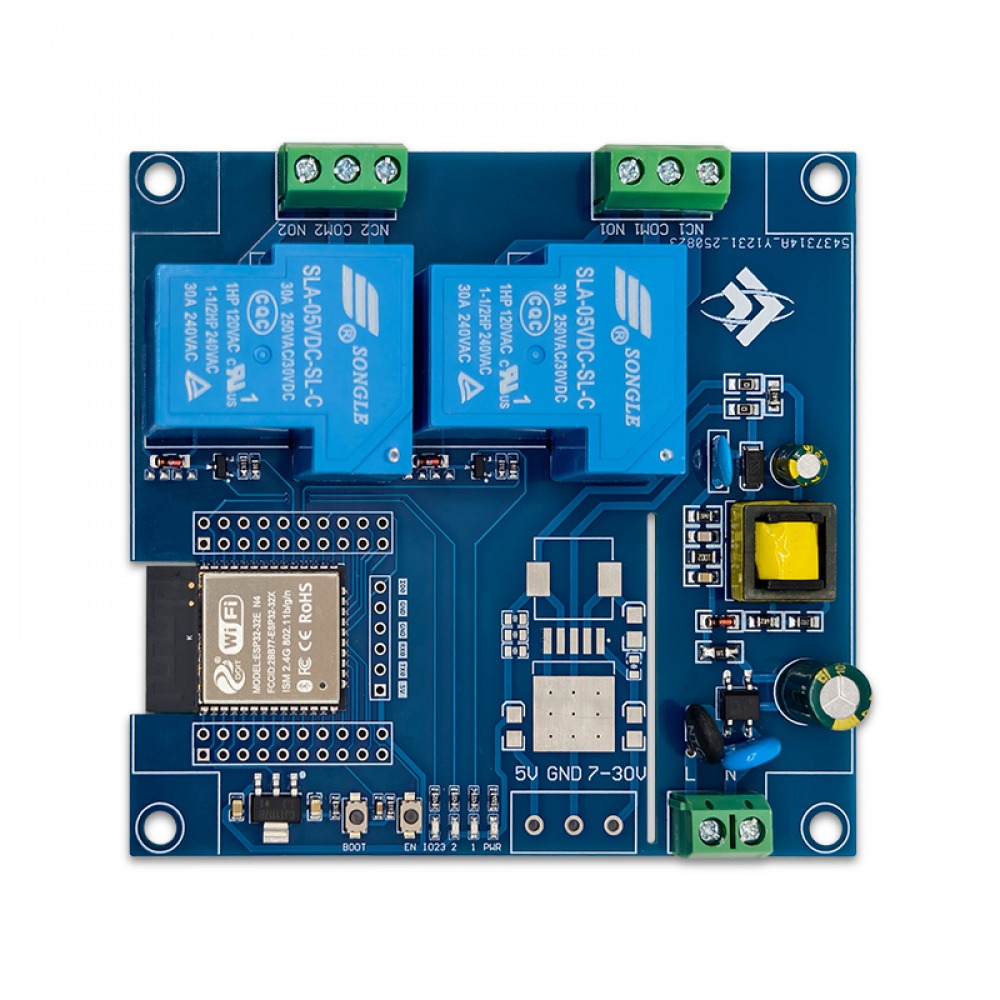 Modul Relay Dual-channel 30A E - Esp32 Uart Module ulasan dan harga