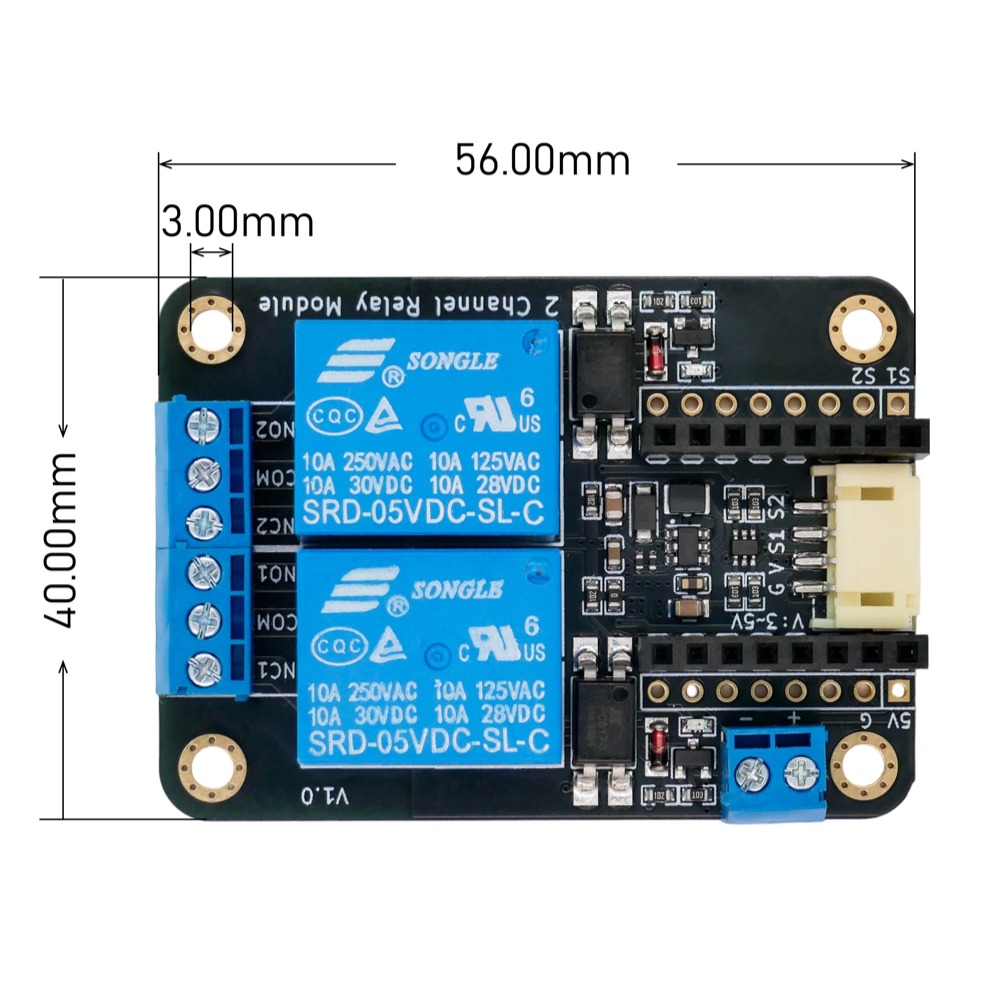 Modul Relay 2CH Input 5V Activ - Esp32 Uart Module ulasan dan harga