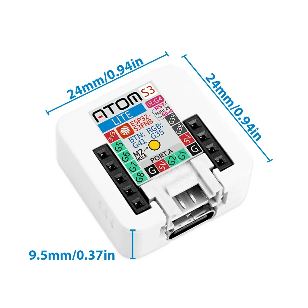 M5Stack AtomS3-Lite, Papan Pen - Esp32 Wifi Bluetooth Module ulasan dan harga