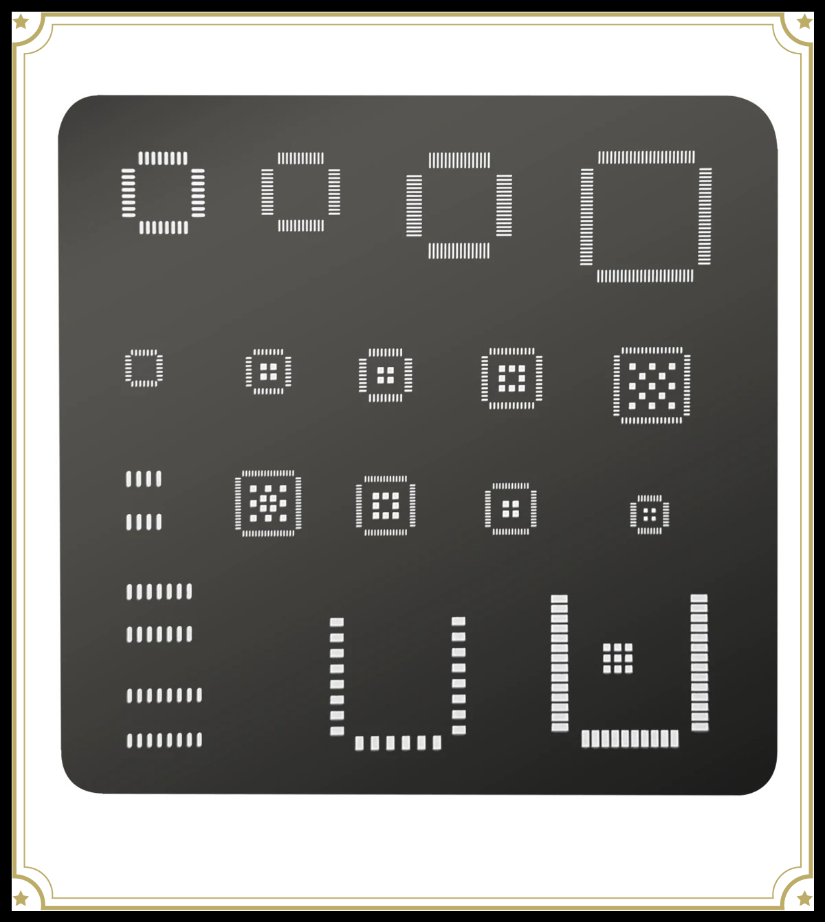 Stensil IC Universal QFP QFN S - Esp32 ulasan dan harga
