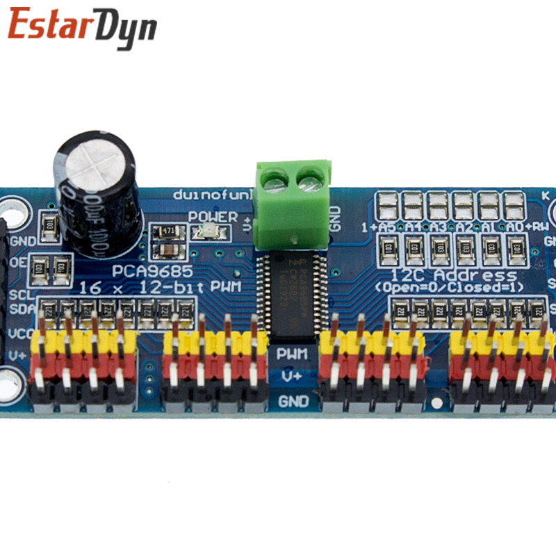 Driver 16 Channel 12-Bit PWM S - Esp32 Uart Module ulasan dan harga
