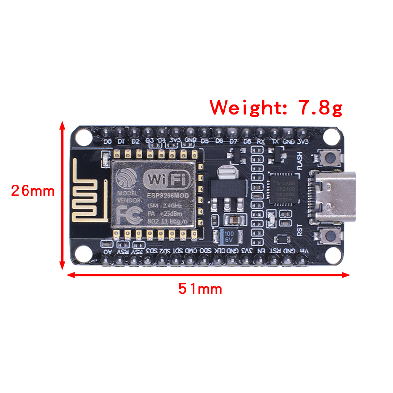 Papan pengembangan bahasa Inte - Esp8266 Nodemcu ulasan dan harga
