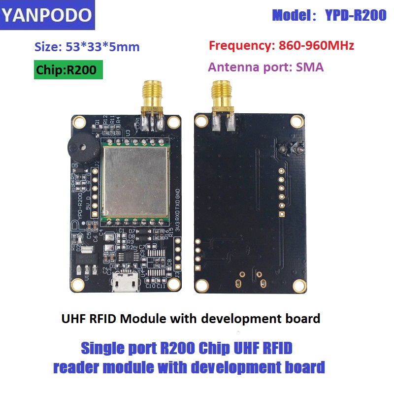 Modul Papan Pembaca RFID UHF C - Esp32 Uart Module ulasan dan harga