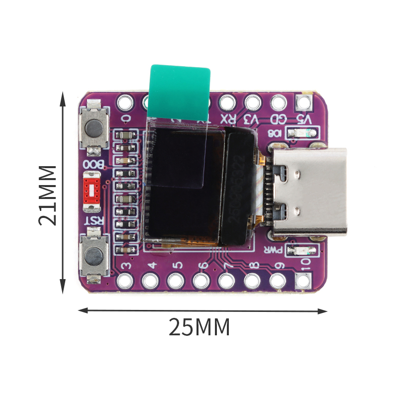 ESP32-C3 Layar 0,42 inci OLED  - Esp32 C3 ulasan dan harga