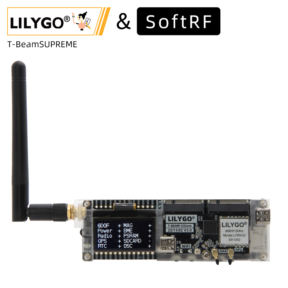 LILYGO® SoftRF T-Beam SUPREME  - Esp32 Wifi Bluetooth Module ulasan dan harga